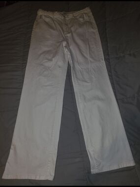 Judy Blue White Wide-Leg Denim Jeans